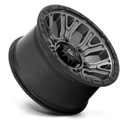 D825 20X10 6X135 M-GNMTL BLK-RG -18MM