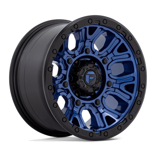 D827 17X9 6X5.5 DK-BLUE BLK-RG 1MM