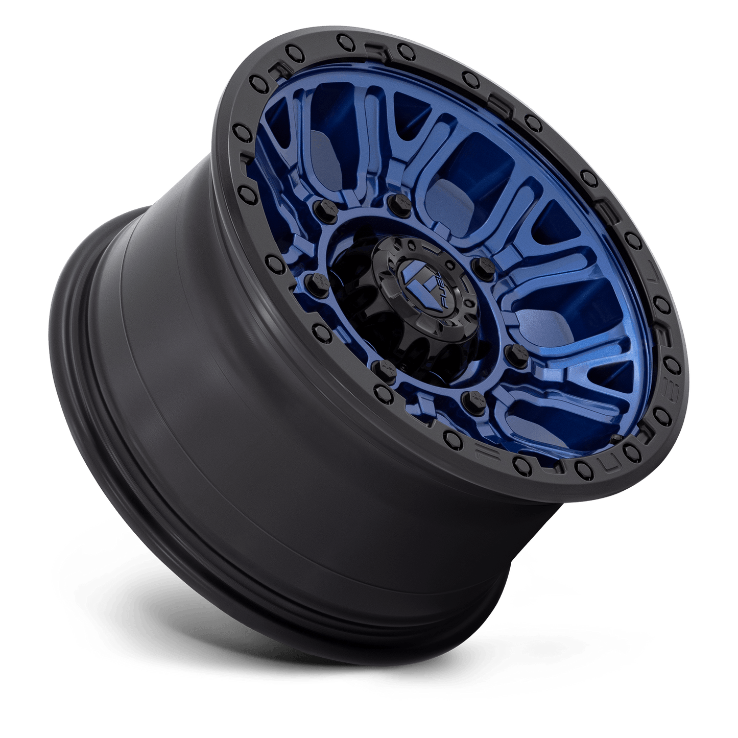 D827 17X9 6X5.5 DK-BLUE BLK-RG 1MM