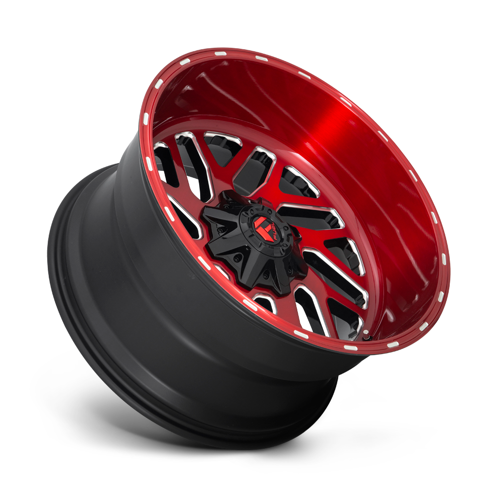 D691 22X12 8X6.5 BRSH-RED-MIL -43MM