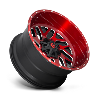 D691 22X12 8X6.5 BRSH-RED-MIL -43MM