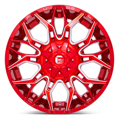 D771 22X10 8X6.5 GL-RED-MILL -18MM