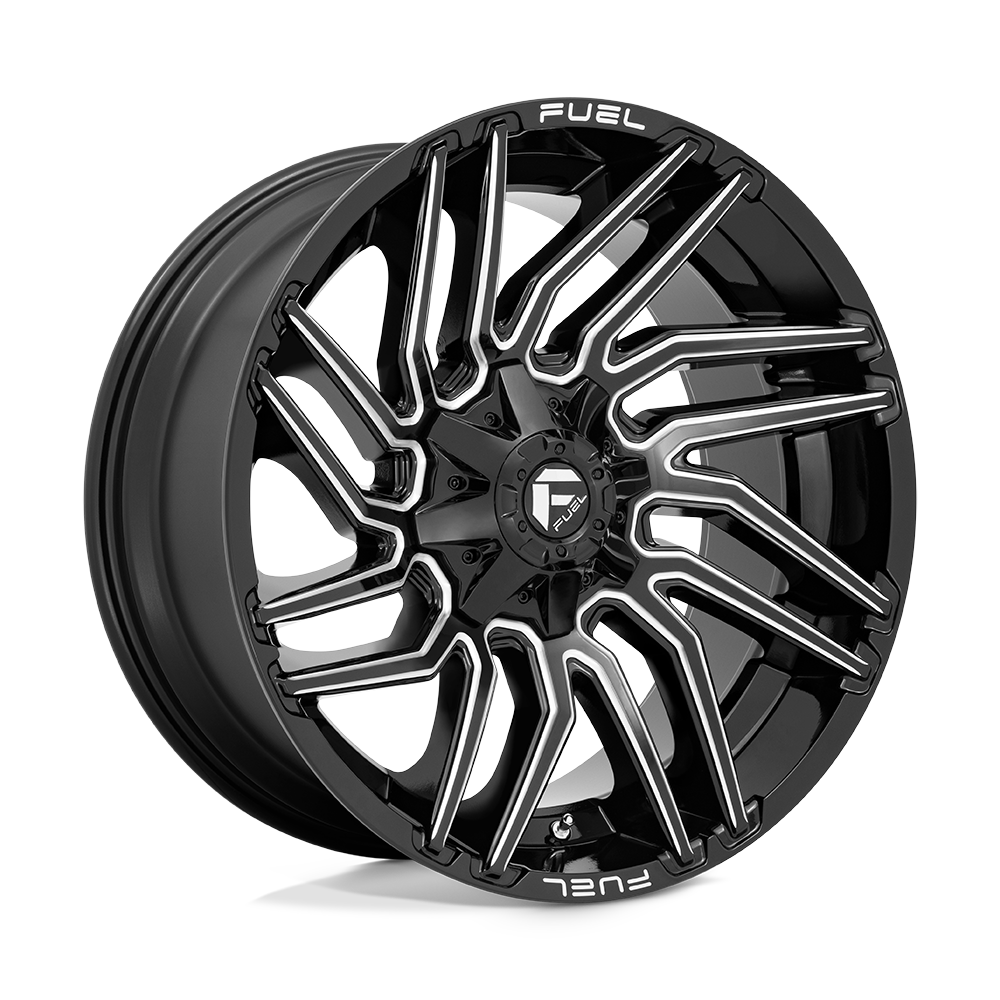 D773 22X10 8X180 G-BLK-MILL -18MM