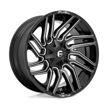 D773 22X10 8X180 G-BLK-MILL -18MM