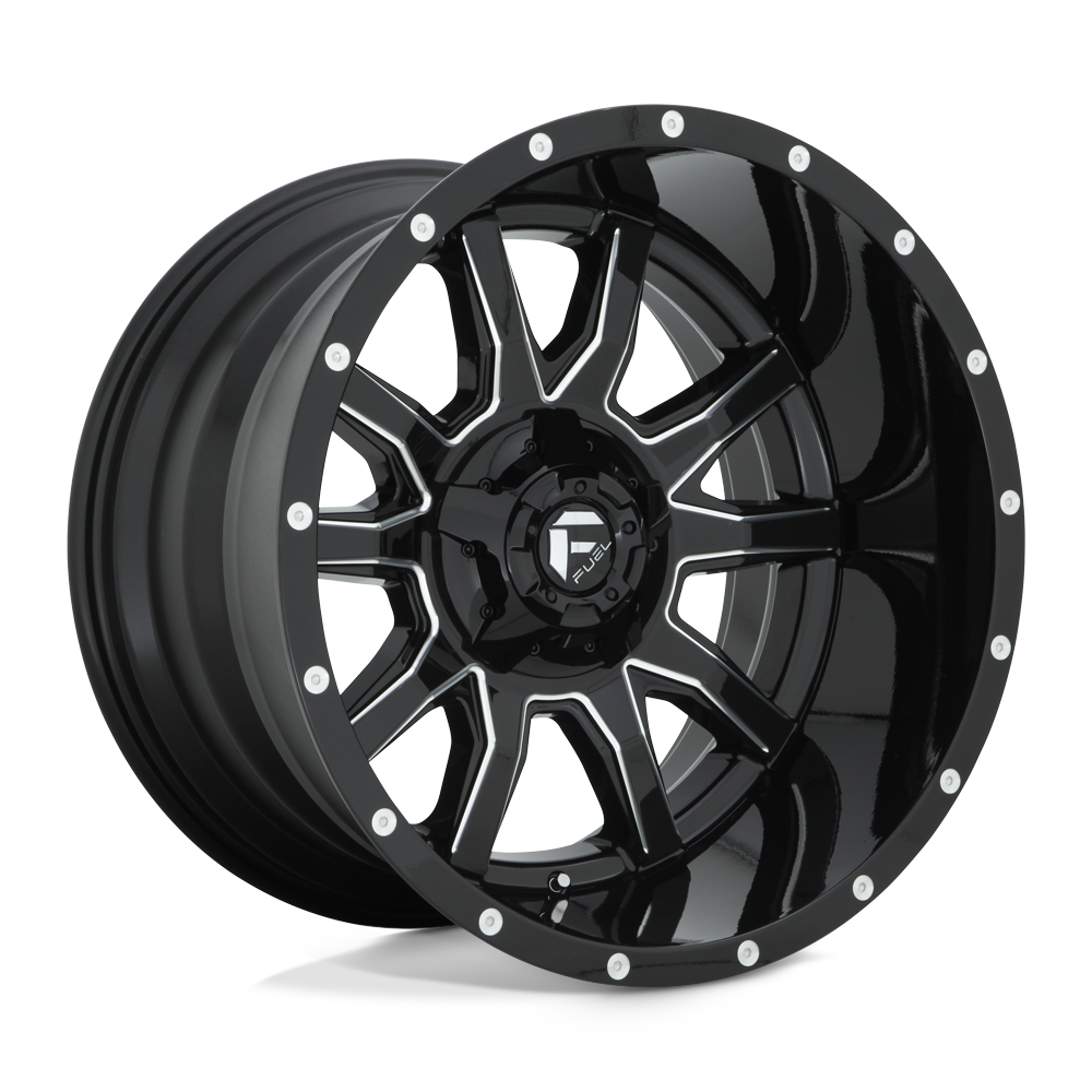 D627 20X12 5X4.5/5.0 GL-BLK-MIL -43MM