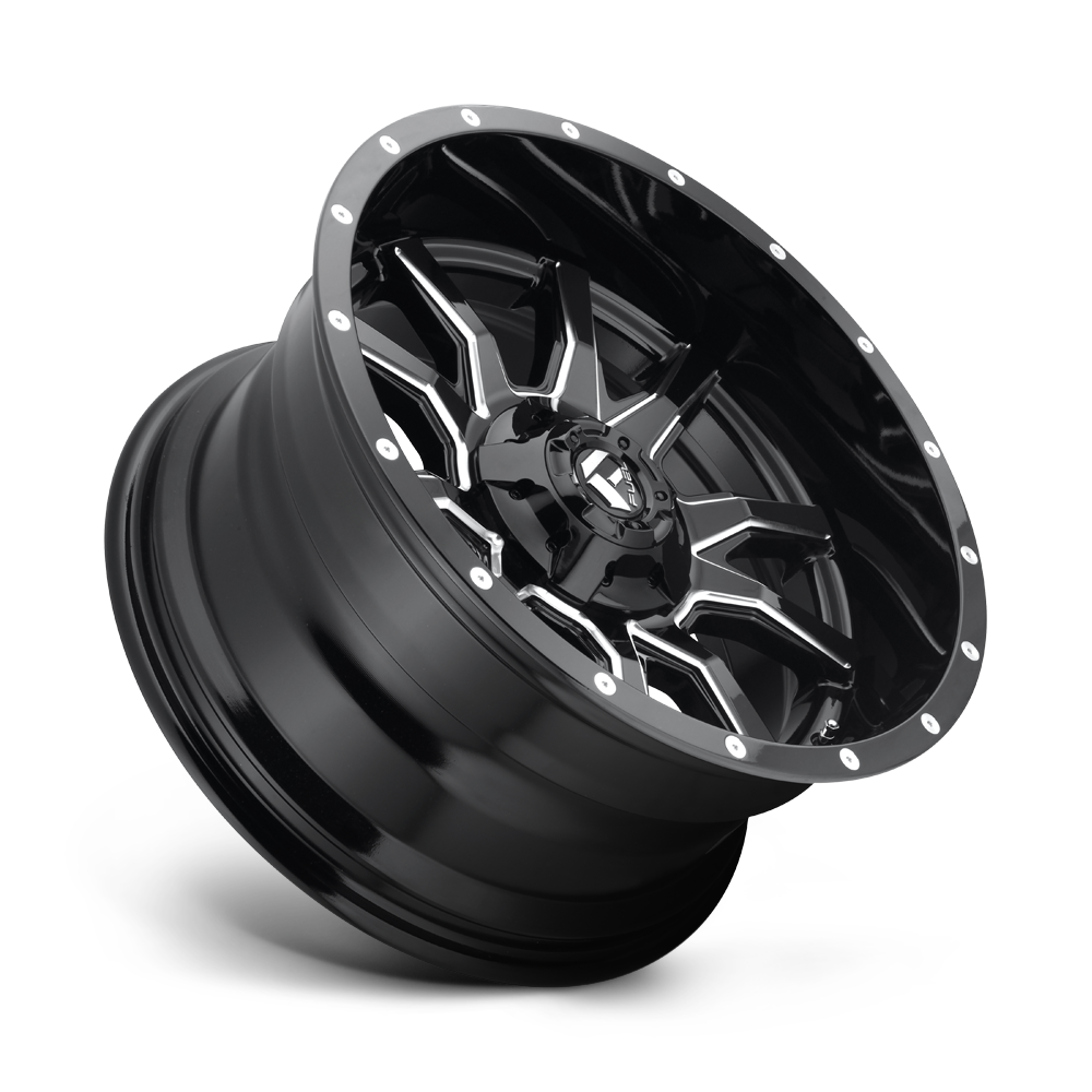 D627 20X10 5X4.5/5.0 GL-BLK-MIL -18MM