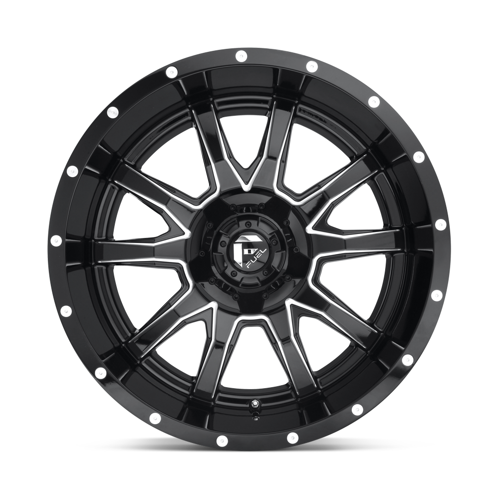 D627 20X12 5X4.5/5.0 GL-BLK-MIL -43MM