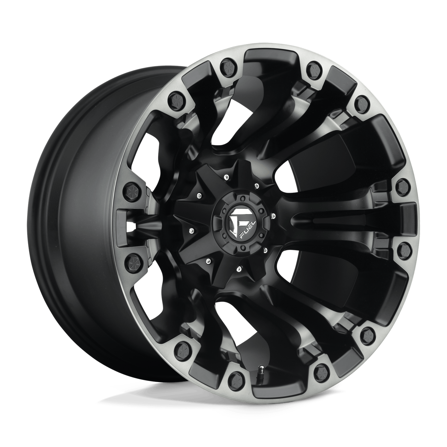 D851 18X9 8X170 M-BLK GRY -12MM