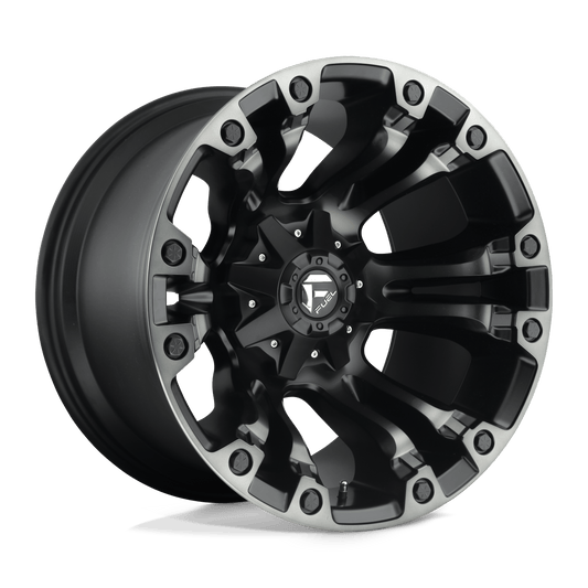 D851 18X9 6X135/5.5 M-BLK GRY 19MM