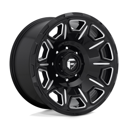 D688 20.0X10 8X6.5 GL-BLK-MIL -18MM