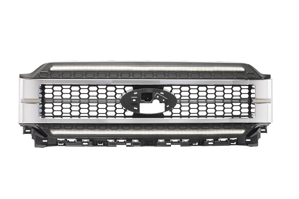 GRILLE F150 2021+ CHROME FINISH WHT DRL