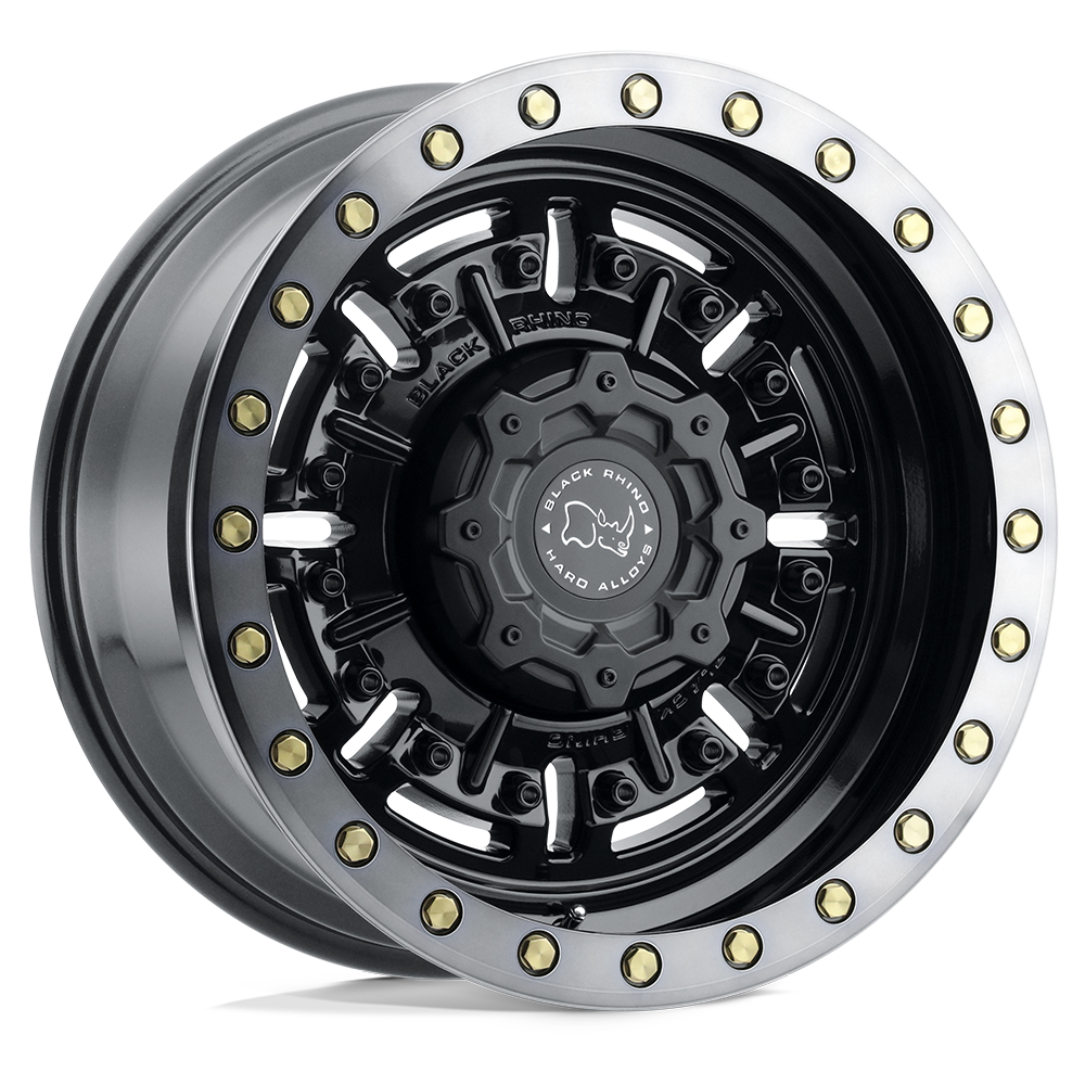 BRABR 17X9.5 8X6.5 G-GNBLK-MCH-DTLP -18MM