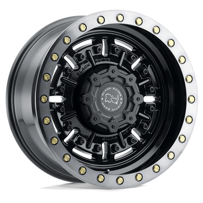 BRABR 17X9.5 8X6.5 G-GNBLK-MCH-DTLP -18MM