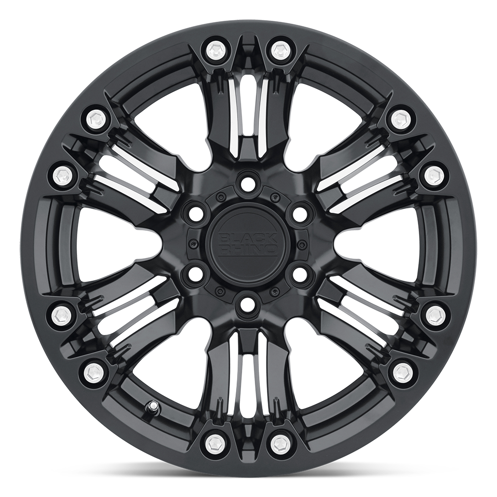 BRASG 18X9.5 6X5.5 M-BLK-MCH -18MM