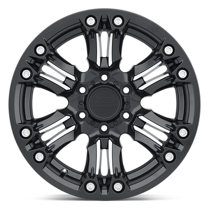 BRASG 18X9.5 6X5.5 M-BLK-MCH -18MM