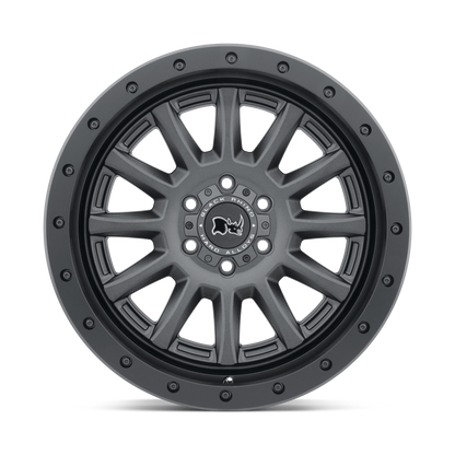 BRDGR 17X8.5 5X5.0 GUN-BLK -34MM