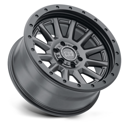 BRDGR 17X8.5 5X5.0 GUN-BLK -34MM