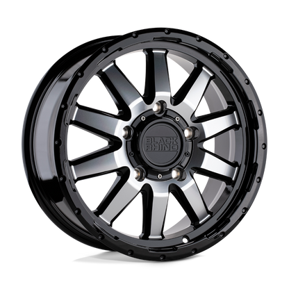 BRECN 18.0X8 5X160 G-BLK-MIR 48MM