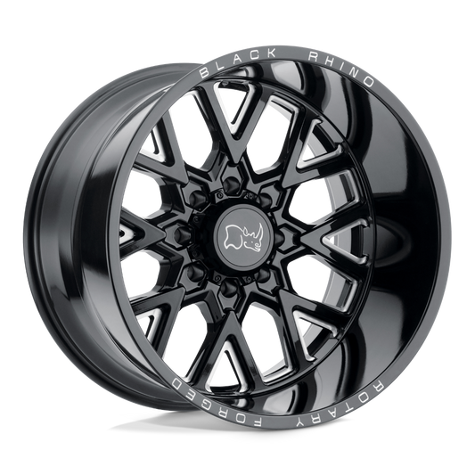 BRGRM 24.0X14 8X180 G-BLK-MILL -76MM