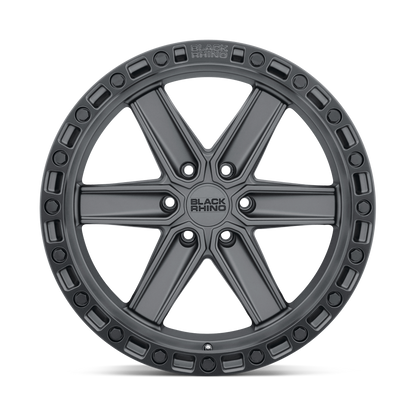 BRHDS 18.0X9 6X5.5 GUN-BLK-BLKLP 12MM