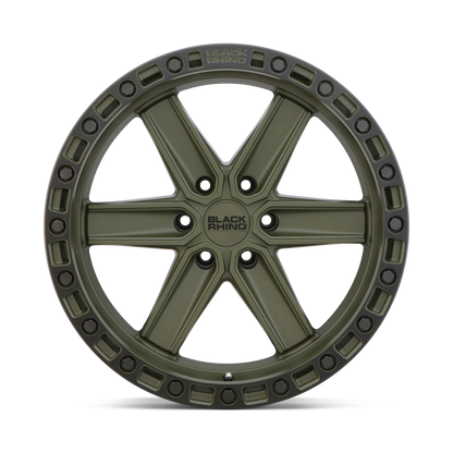 BRHDS 20.0X9.5 6X135 OD-GRN-BLK-LP 0MM