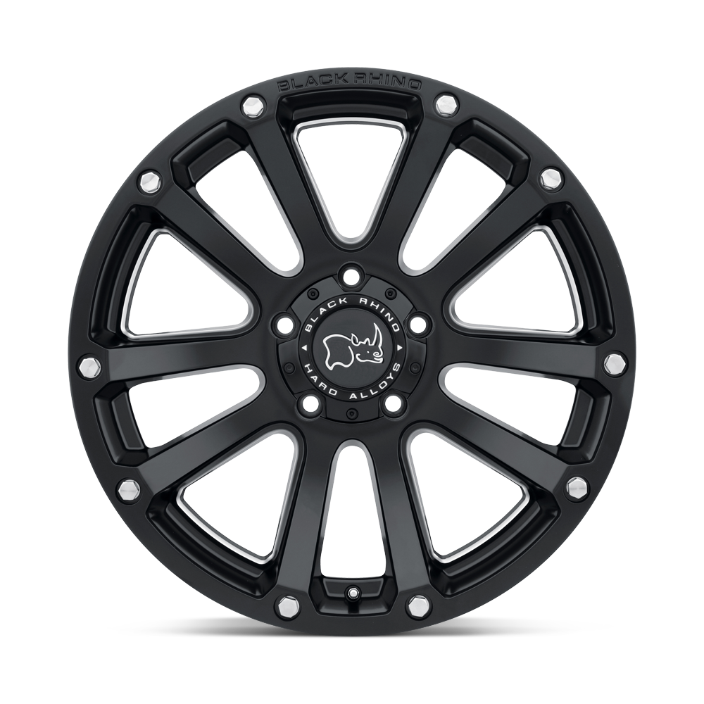 BRHLD 18X9.5 6X5.5 M-BLK-MILL -12MM