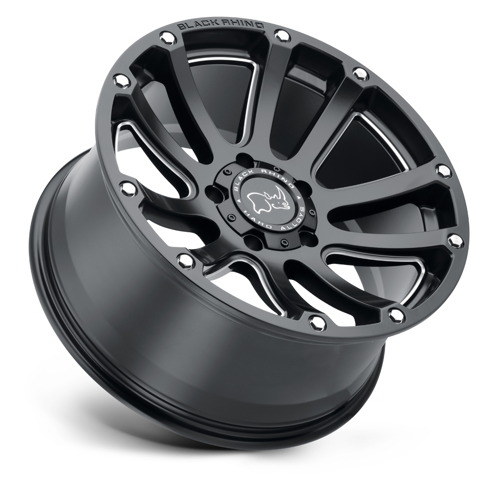 BRHLD 18X9.5 6X5.5 M-BLK-MILL -12MM