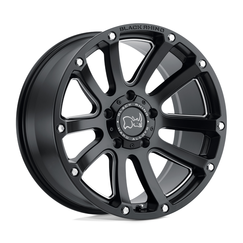 BRHLD 18X9.5 6X5.5 M-BLK-MILL -12MM