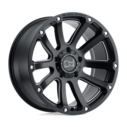 BRHLD 18X9.5 6X5.5 M-BLK-MILL -12MM