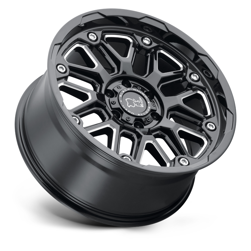 BRHSR 17.0X9.5 8X180 G-BLK-MILL 6MM