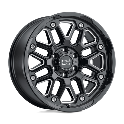 BRHSR 17.0X9.5 8X180 G-BLK-MILL 6MM