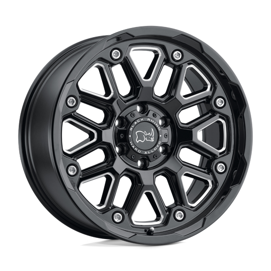 BRHSR 17.0X9.5 5X5.0 G-BLK-MILL -18MM